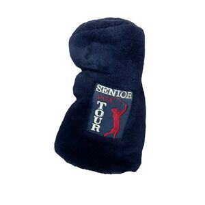 PGA Tour X Headcover Dark Blue Purple 10" No Sock Golf Head Cover